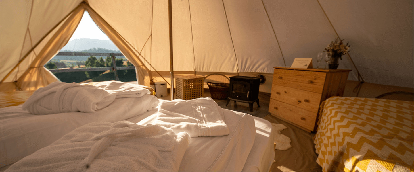 What is glamping?