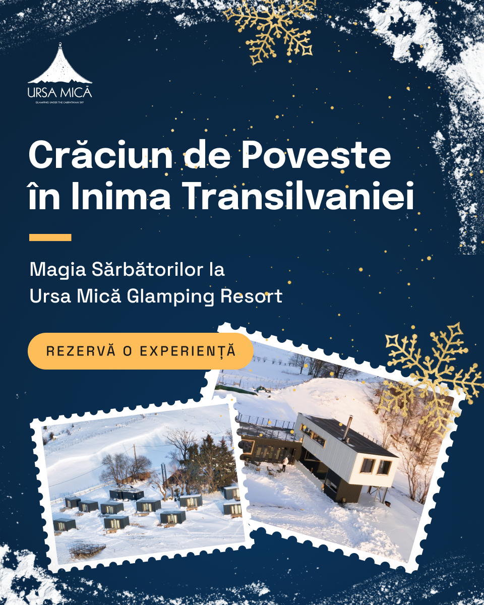 Crăciun de Poveste la porțile Transilvaniei: Magia Sărbătorilor la Ursa Mică Glamping Resort